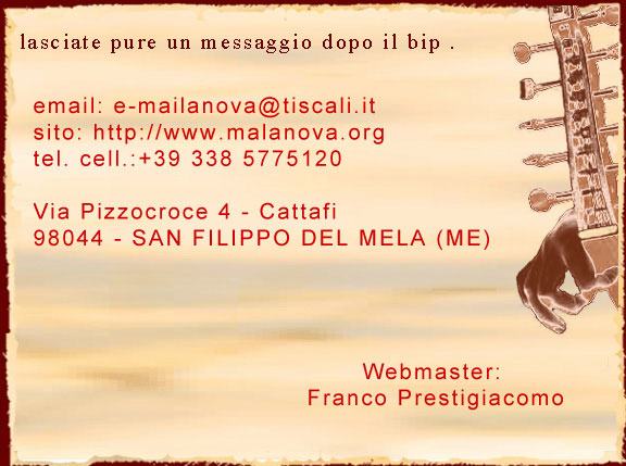 La pagina dei contatti