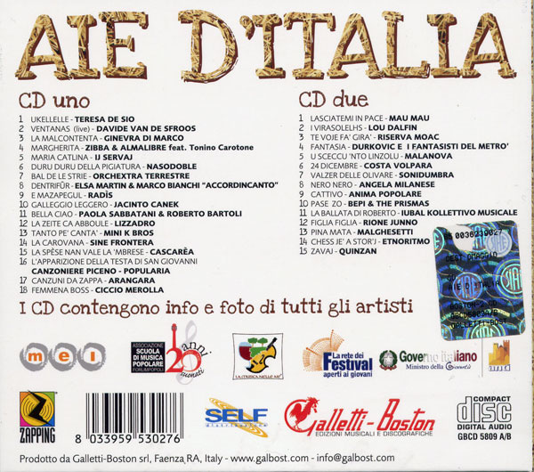 Aie d'Italia - M.E.I.