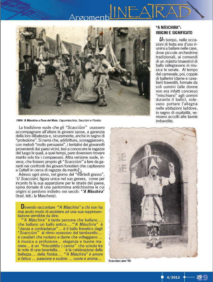 Carnevale Cattafese su Lineatrad