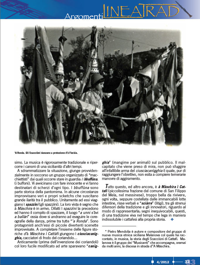 Carnevale Cattafese su Lineatrad