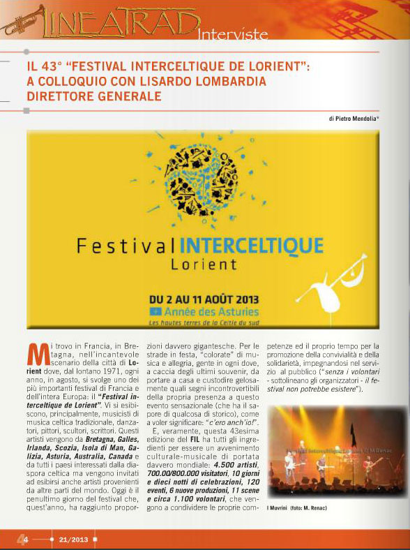 Lineatrad  settembre 2013