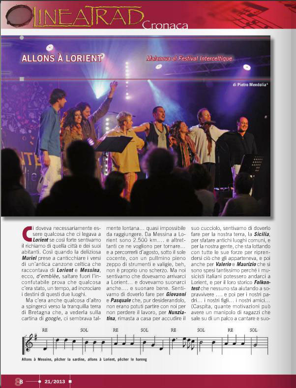 Lineatrad  settembre 2013