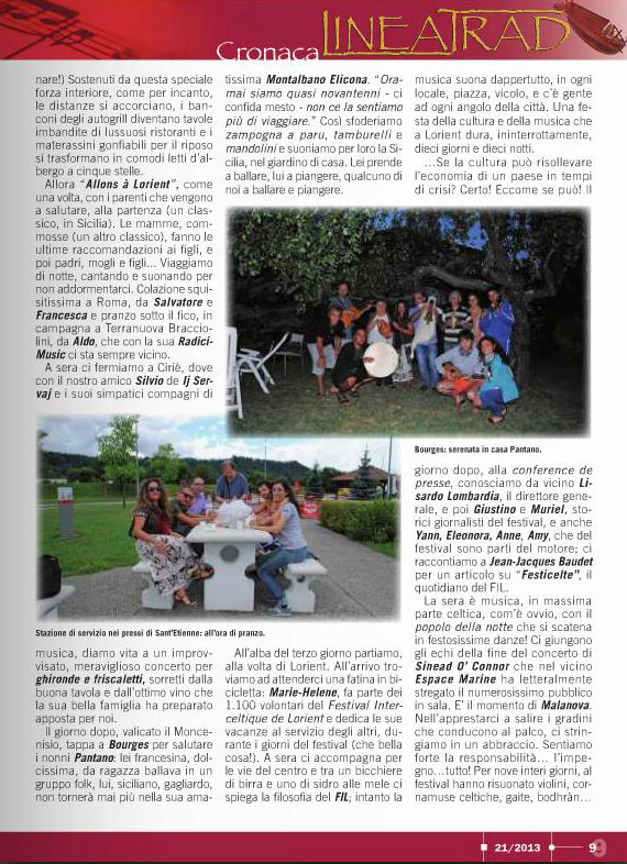 Lineatrad  settembre 2013