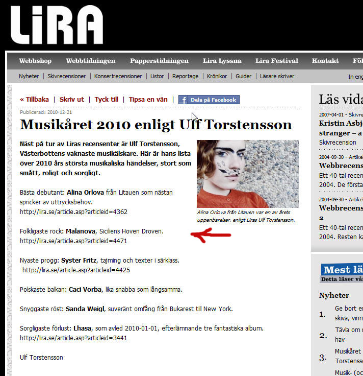 LIRA 2010